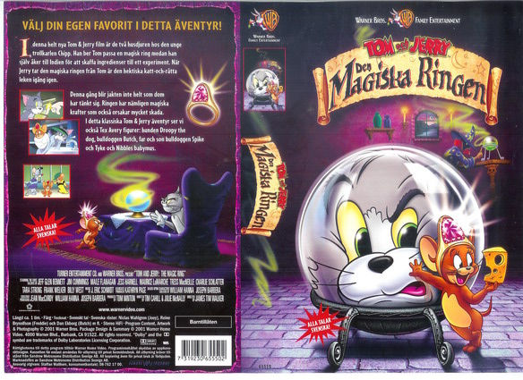 TOM OCH JERRY DEN MAGISKA RINGEN (VHS)